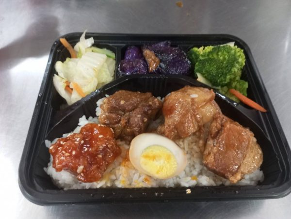糖醋肉+控肉雙拼便當  100元